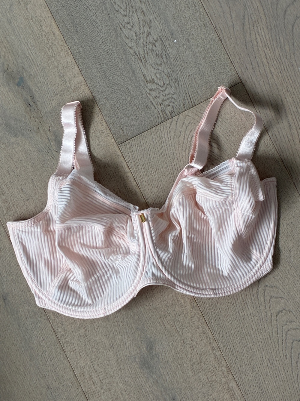 Fantasie Pale Pink Ribbed Underwire Bra